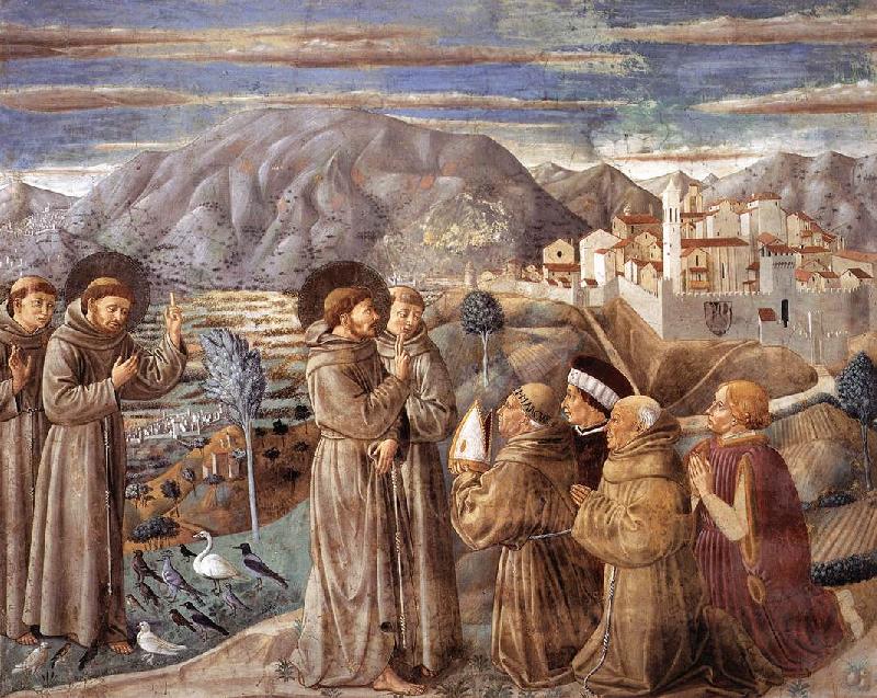 GOZZOLI, Benozzo Scenes from the Life of St Francis (Scene 7, south wall) dfg Norge oil painting art